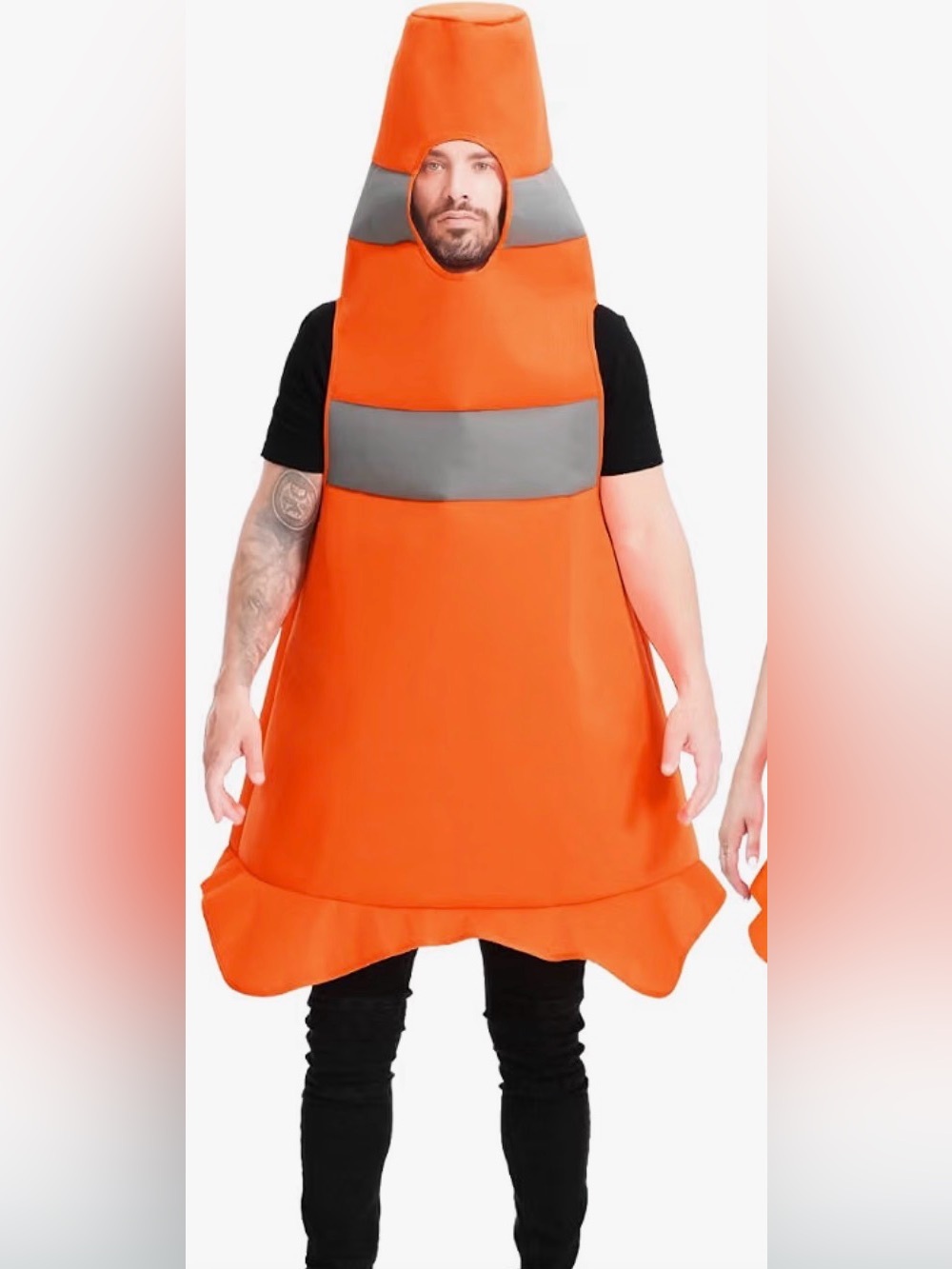 Orange Traffic Cone Costume - Brand